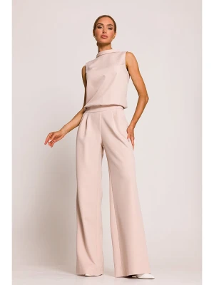 made of emotion Kombinezon w kolorze beżowym rozmiar: M