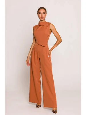 made of emotion Kombinezon w kolorze jasnobrązowym rozmiar: S