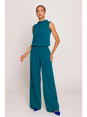 made of emotion Kombinezon w kolorze niebieskim rozmiar: L