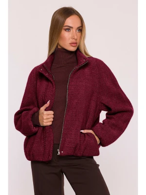made of emotion Kurtka przejściowa w kolorze bordowym rozmiar: L/XL