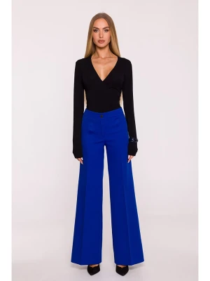 made of emotion Spodnie w kolorze niebieskim rozmiar: L