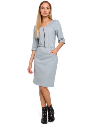 made of emotion Sukienka dresowa w kolorze błękitnym rozmiar: XL