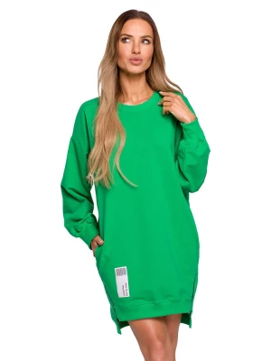 made of emotion Sukienka dresowa w kolorze zielonym rozmiar: S