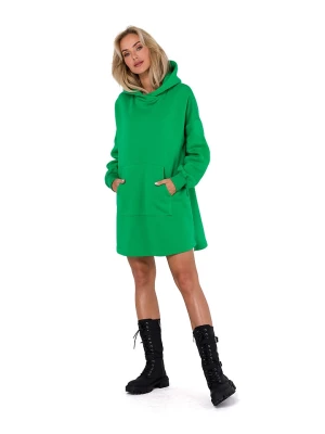 made of emotion Sukienka dresowa w kolorze zielonym rozmiar: S/M