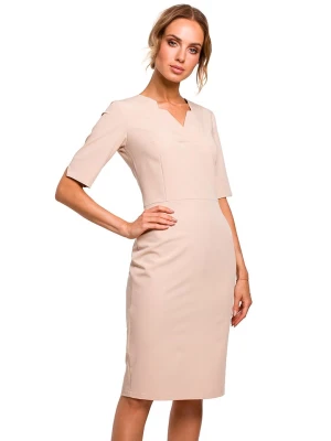 made of emotion Sukienka w kolorze beżowym rozmiar: S