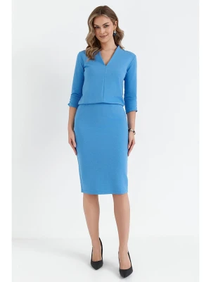 made of emotion Sukienka w kolorze błękitnym rozmiar: L