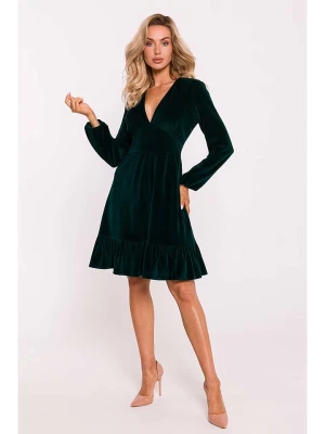 made of emotion Sukienka w kolorze ciemnozielonym rozmiar: S