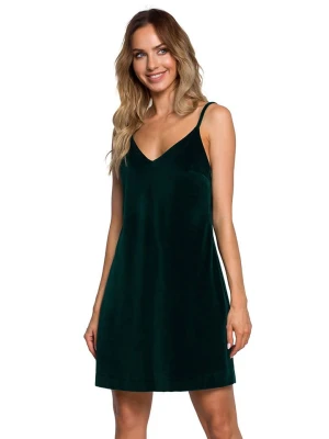 made of emotion Sukienka w kolorze ciemnozielonym rozmiar: XL