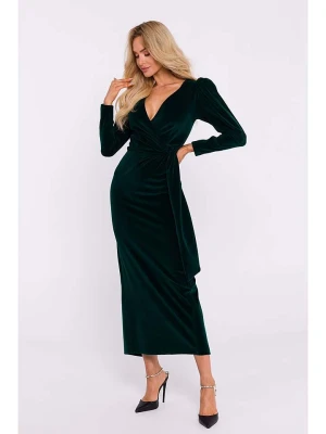 made of emotion Sukienka w kolorze ciemnozielonym rozmiar: XL
