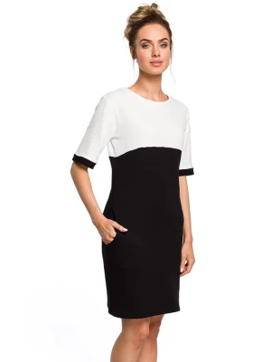 made of emotion Sukienka w kolorze czarno-białym ze wzorem rozmiar: L