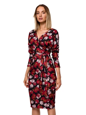 made of emotion Sukienka w kolorze czarnym ze wzorem rozmiar: L