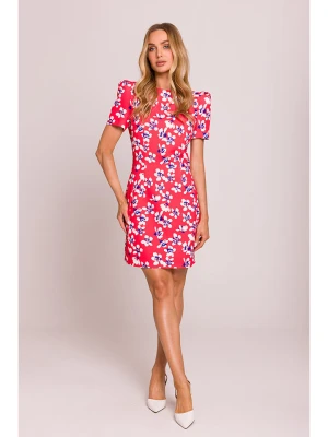 made of emotion Sukienka w kolorze czerwono-białym rozmiar: S