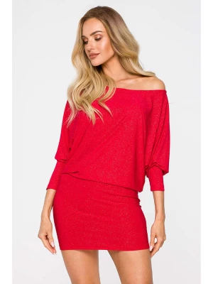 made of emotion Sukienka w kolorze czerwonym rozmiar: XL