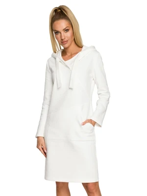 made of emotion Sukienka w kolorze ecru rozmiar: M