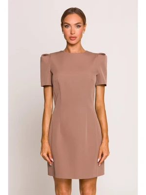 made of emotion Sukienka w kolorze jasnobrązowym rozmiar: L