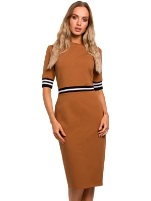 Zdjęcie produktu made of emotion Sukienka w kolorze jasnobrązowym rozmiar: M