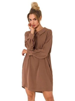 made of emotion Sukienka w kolorze jasnobrązowym rozmiar: XL