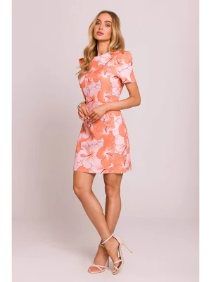 made of emotion Sukienka w kolorze jasnoróżowo-pomarańczowym rozmiar: M