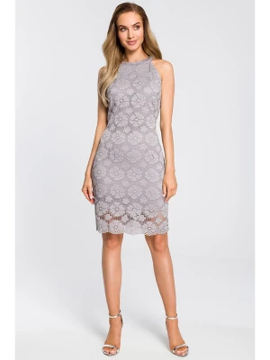 made of emotion Sukienka w kolorze jasnoszarym rozmiar: XL