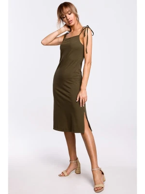 made of emotion Sukienka w kolorze khaki rozmiar: M