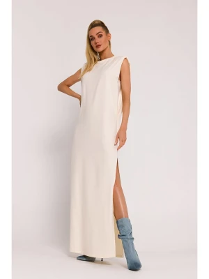 made of emotion Sukienka w kolorze kremowym rozmiar: S
