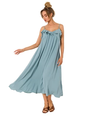 made of emotion Sukienka w kolorze niebieskim rozmiar: L