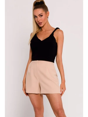 made of emotion Szorty w kolorze beżowym rozmiar: L