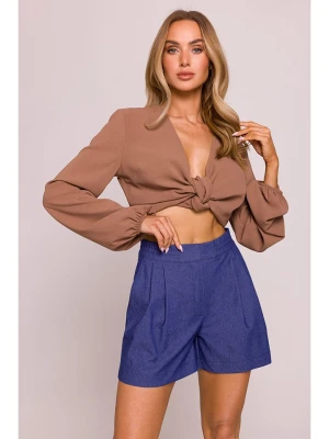 made of emotion Szorty w kolorze granatowym rozmiar: M