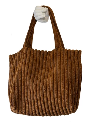 Madre Selva Shopper bag w kolorze brązowym - 55 x 45 x 8 cm rozmiar: onesize