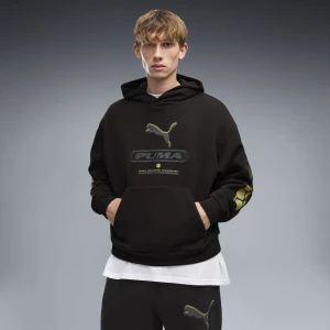 Męska bluza z kapturem PUMA Sport Boxy Graphic Fleece, Akcesoria, Czarny