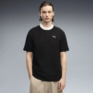 Męska koszulka polo PUMA Class o luźnym kroju, Odzież, Czarny