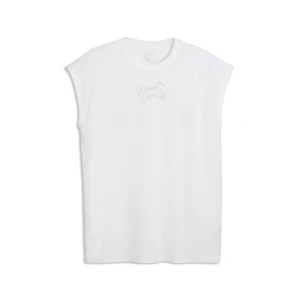 MÄ™ska koszulka treningowa bez rÄ™kawÃ³w PUMA Crew Cutoff, Akcesoria, BiaÅ‚y biały