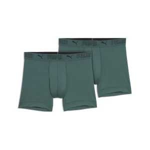 Męskie bokserki z mikrofibry PUMA Sport (dwupak), Odzież, Zielony