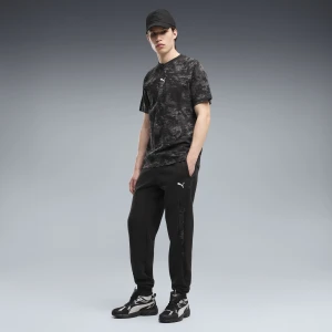 Męskie spodnie dresowe PUMA Sport Camo z dzianiny, Odzież, Czarny