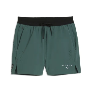 Męskie szorty PUMA x HYROX PWRMODE 5", Akcesoria, Zielony