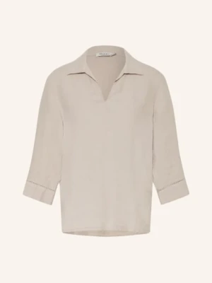 Maerz Muenchen Bluzka Z Rękawami 3/4 Z Lnu beige