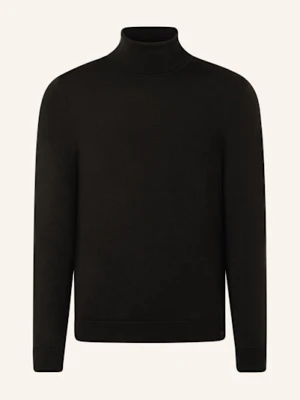Maerz Muenchen Golf Z Wełny Merino schwarz CZARNY