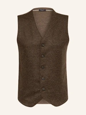 Maerz Muenchen Kamizelka Z Dzianiny Z Mieszanki Materiałów braun