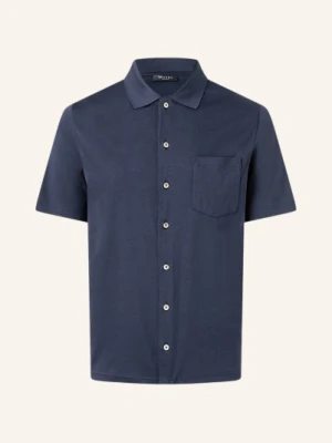 Maerz Muenchen Koszula Z Krótkim Rękawem Regular Fit Z Dżerseju blau