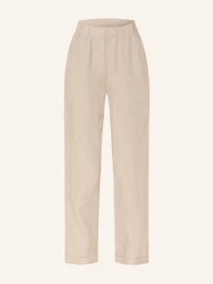 Maerz Muenchen Spodnie 7/8 Z Lnu beige