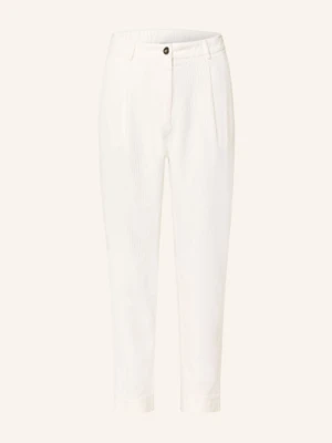 Maerz Muenchen Spodnie Sztruksowe weiss