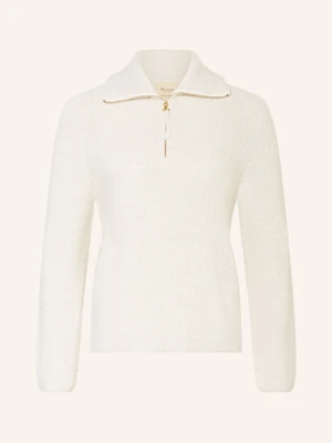 Maerz Muenchen Sweter Typu Troyer weiss