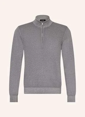 Maerz Muenchen Sweter Typu Troyer Z Wełny Merino grau