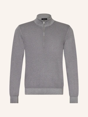Maerz Muenchen Sweter Typu Troyer Z Wełny Merino grau