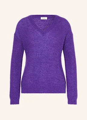 Maerz Muenchen Sweter Z Dodatkiem Alpaki lila