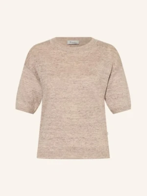Maerz Muenchen Sweter Z Dzianiny Lnianej beige