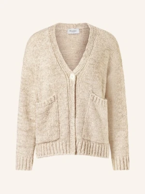 Maerz Muenchen Sweter Z Lnem weiss