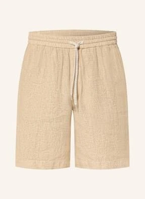 Maerz Muenchen Szorty Z Lnu Regular Fit beige