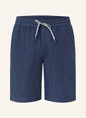 Maerz Muenchen Szorty Z Lnu Regular Fit blau