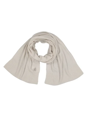 Maerz Muenchen Wełniany szal w kolorze kremowym rozmiar: onesize